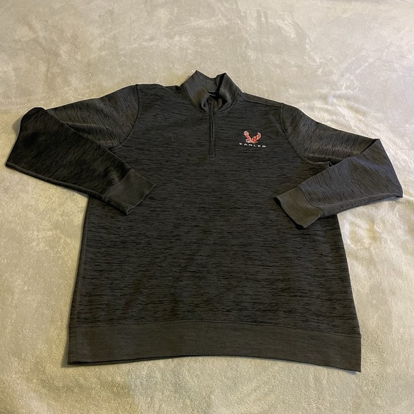 Eastern Washington Eagles Sweater Men XL Gray Under Armour Quarter Zip Pullover - Picture 1 of 11